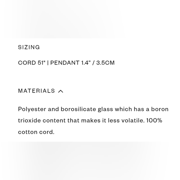 Annika Inez Glass Drop Pendant Necklace - Picture 4 of 5